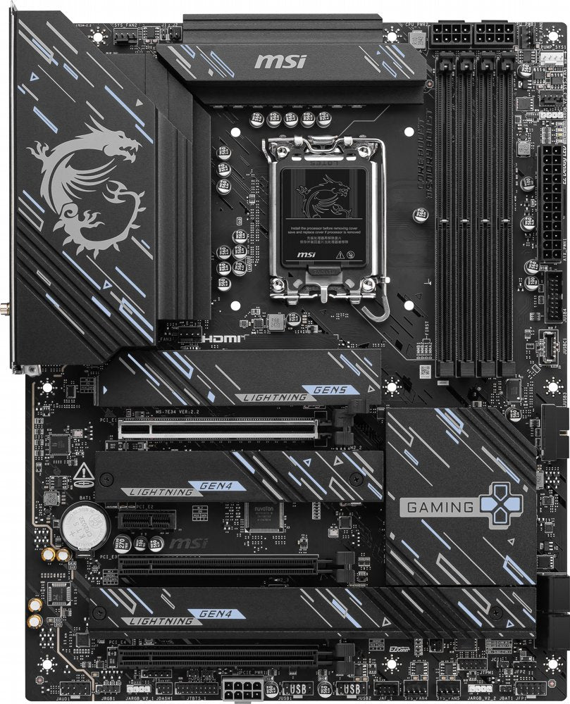 MSI Z890 GAMING PLUS WIFI | Socket LGA 1851 | Intel Z890 | 4xDDR5 | ATX | Moederbord - Matmuis - Matmuis